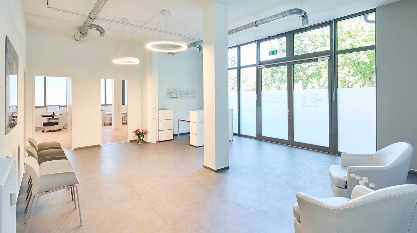 Visitenkarte der Neurologischen Privatpraxis Dr. med. Heide Domagk